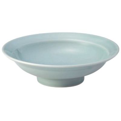青彩 8.0丸高台皿【まとめ買い商品】