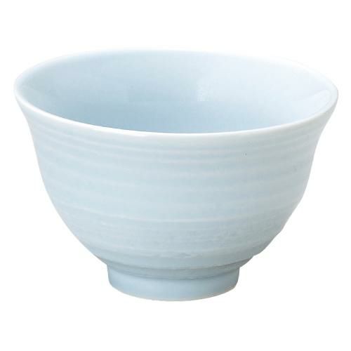 美濃焼 【青白 反4.2丼】小丼 高さ82mm×直径:130【業務用】【グループB】【プロ用】【まとめ買い商品】