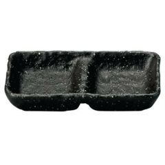 【星空 石目2品盛】連皿 高さ25mm×長径:140・短径:80【業務用】【グループB】【プロ用】【まとめ買い商品】