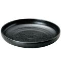 【ゆず黒燿 石目尺盛鉢】盛鉢 高さ60mm×直径:315【業務用】【グループB】【プロ用】【まとめ買い商品】