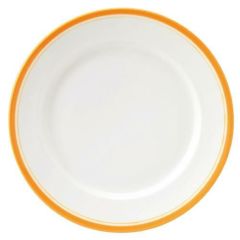 ビュッフェ デザートプレート 21cm オレンジ Buffet【まとめ買い商品】