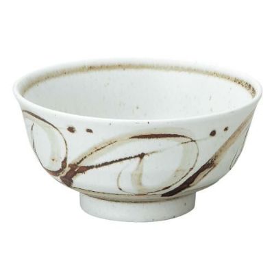 茶色唐草 深口5.5丼【まとめ買い商品】