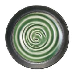 水鏡 緑 4.3丸皿 緑【まとめ買い商品】