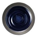 水鏡 青 7.5丸皿 青【まとめ買い商品】