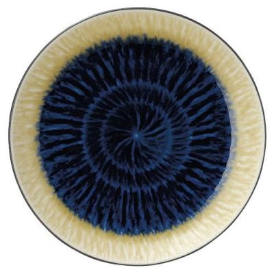 水明かり瑠璃 5.0丸皿【まとめ買い商品】