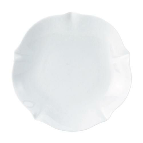 花笑み 白 17.5cm丸皿【まとめ買い商品】