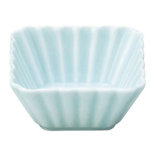 かすみ 青白 7cm正角深鉢【まとめ買い商品】