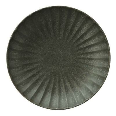 かすみ 黒 14.5cm丸皿【まとめ買い商品】