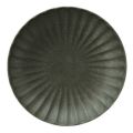 かすみ 黒 14.5cm丸皿【まとめ買い商品】