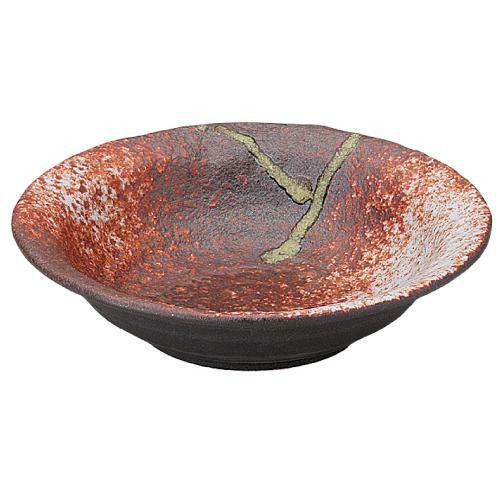 明志野 石目リム尺鉢【まとめ買い商品】