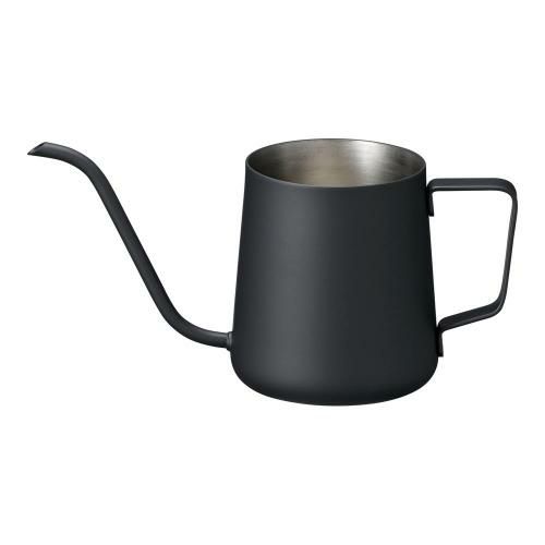 18-8コーヒードリップポット 蓋無 (耐熱ブラック塗装)350cc