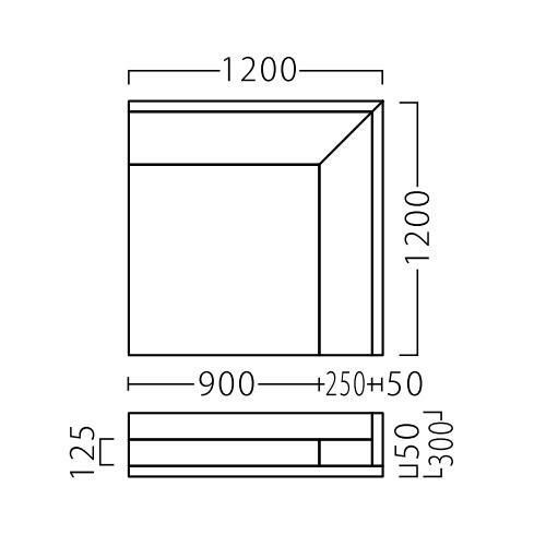 メロディーサークル付コーナーC1200(ソファ付) Aランク