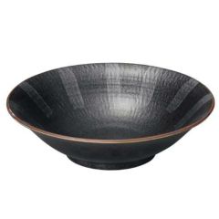 黒雅 7.5平鉢【まとめ買い商品】