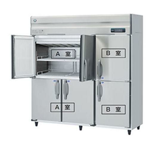 【ホシザキ】恒温高湿庫(エアー冷却方式) HCR-180AB3-ML 幅1800×奥行800×高さ1910(～1940)《左4室 内寸() 1046×623×1188》《右2室 内寸() 462×623×1188》※左4ドア室、右2ドア室のセパレートです。 三相200V