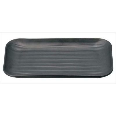 マイン メラミンウェア 角皿 黒 大 M11-138