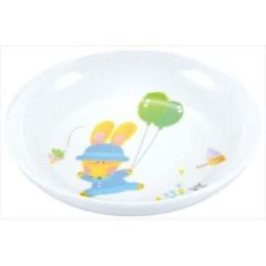 メラミン子供食器 スイートラビット 菜皿 小 D10SR 【グループA】