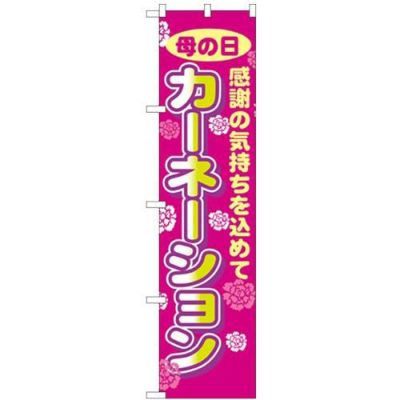 「母の日 カーネーション」 のぼり屋工房【N】【受注生産品】