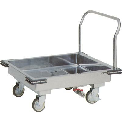 【マルゼン】厨房用ワゴン ドライシステム仕様 ドライL型運搬車 MWDL-097