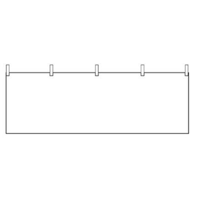「白無地」 のぼり屋工房【N】