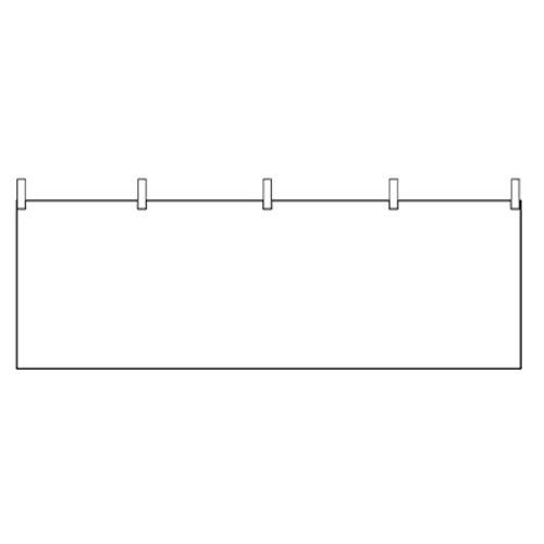 「白無地」 のぼり屋工房【N】