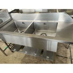 中古】対面冷蔵ショーケース 大穂製作所 OHGU-S-700-B 幅700