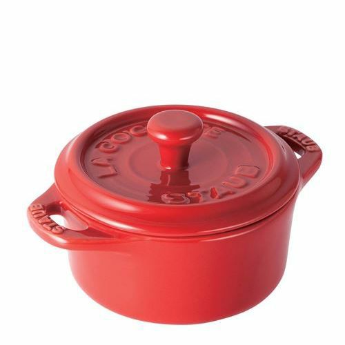 ストウブ セラミック ミニラウンドココット チェリー 40510－785/業務