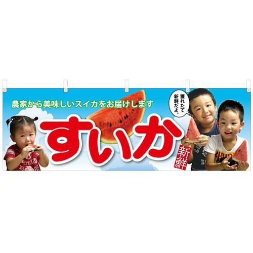 「すいか 子供写真 大切な」 のぼり屋工房【N】【受注生産品】
