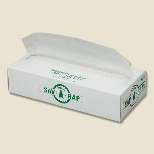 デキシー ワックスペーパー 306×273mm スノーホワイト 1000枚