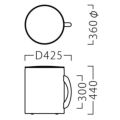 モクカップスツールBR(1色張り) Aランク