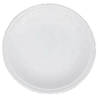 白 8寸リム丸皿