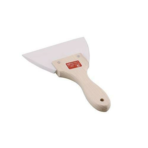 カンダオリジナル ニュー木柄三角シリコンゴムヘラ特大