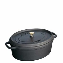 ストウブ ピコ・ココット オーバル 15cm ブラック 40509－478/業務用