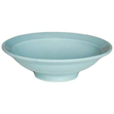 青磁 丸7寸高台皿