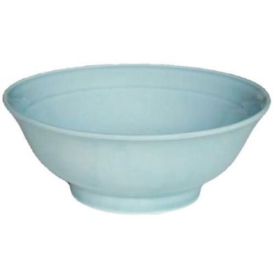 青磁 7.5寸高台丼