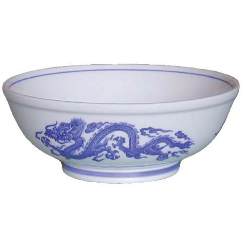 染付竜華 7寸玉丼