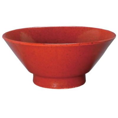 柚子赤 切立高台7寸丼