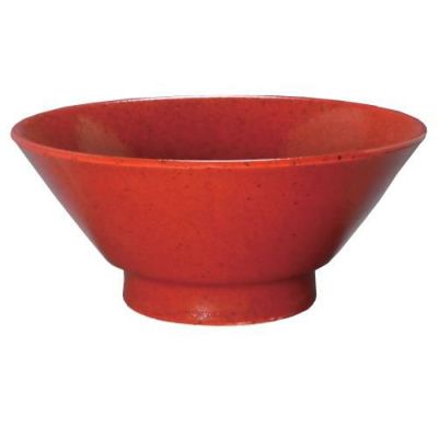 柚子赤 切立高台6.3寸丼