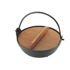 鍋【銅 段付ツル付鍋(木蓋付)1人用 S-5003 14cm】S-5003/業務用/新品