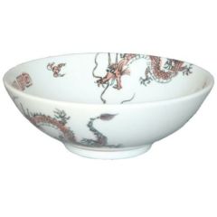 踊り竜(赤) 丸6.3寸丼