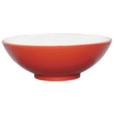 ウルトラレッド(中白) 丸6.3寸丼