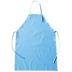耐油ウレタンエプロン ブルー