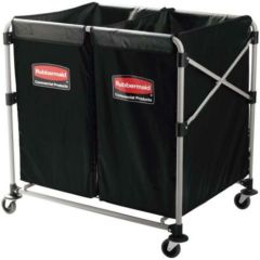 ラバーメイド Xカート ダブルタイプ 300L ブラック RM1881781BK