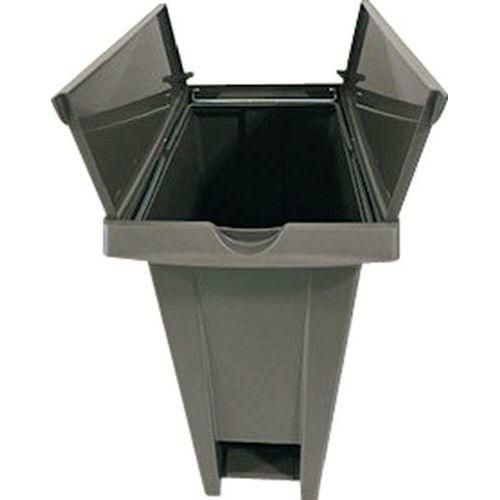 サンコー エコンダストボックス ペダル式ジョイント No.37 2枚蓋 ブラウン