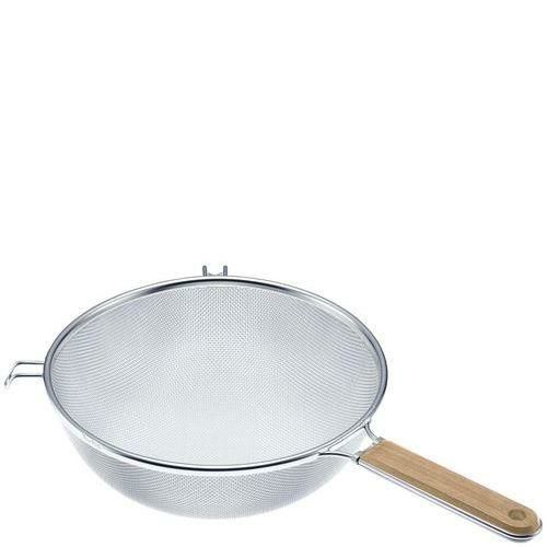 18-8 木柄タフストレーナー(16メッシュ)25cm 10183