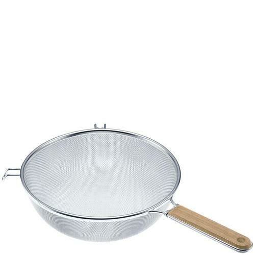 18-8 木柄タフストレーナー(16メッシュ)20cm 10184