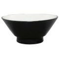 黒釉(中白) 切立高台7寸丼
