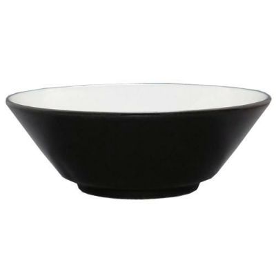 黒釉(中白) 切立6.3寸丼