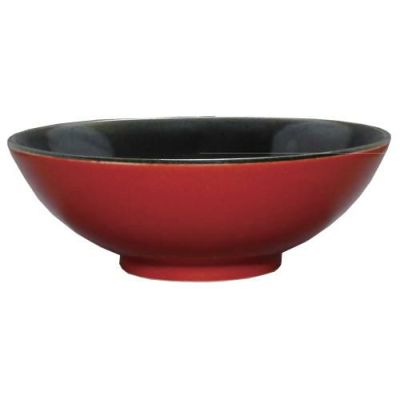 柚子赤(中黒) 丸6.8寸丼