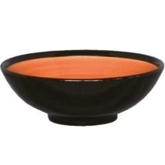 オレンジ 丸6.8寸丼