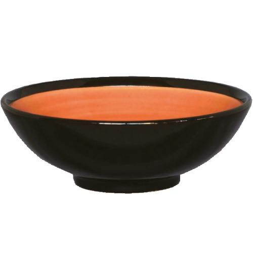 オレンジ 丸6.8寸丼